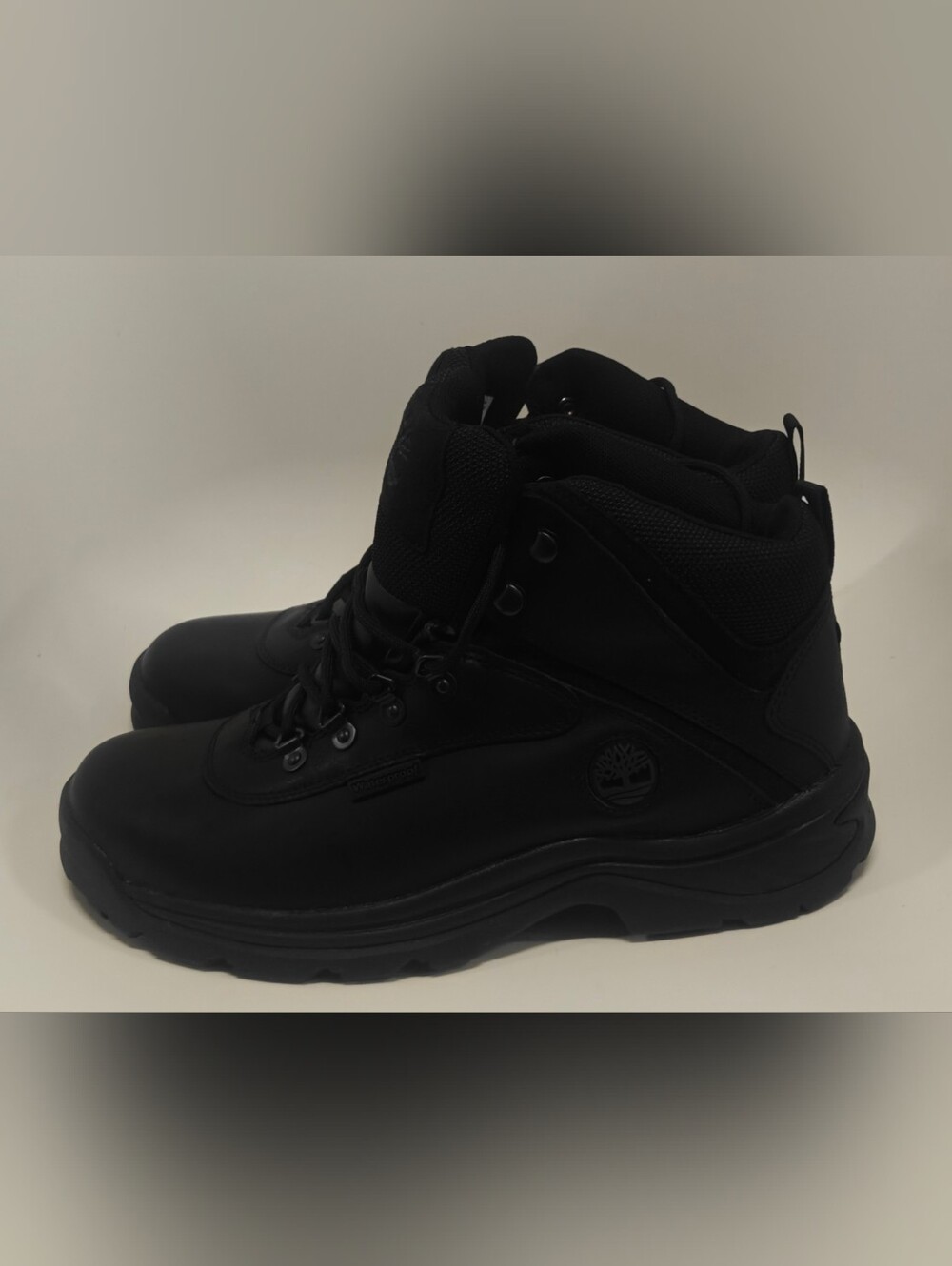 Timberland Ledge Mid Waterproof Men 10 Black Hiking Boots Waterproof Trail Boots